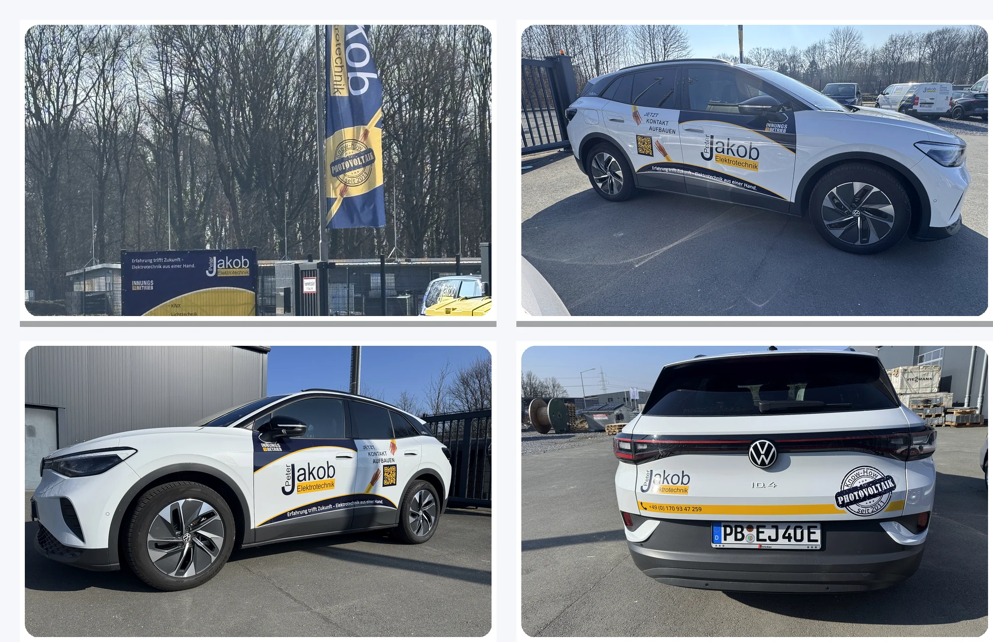 Folierung, Fahrzeug, ID.4, Fahenedruck, Bannerdruck, digital