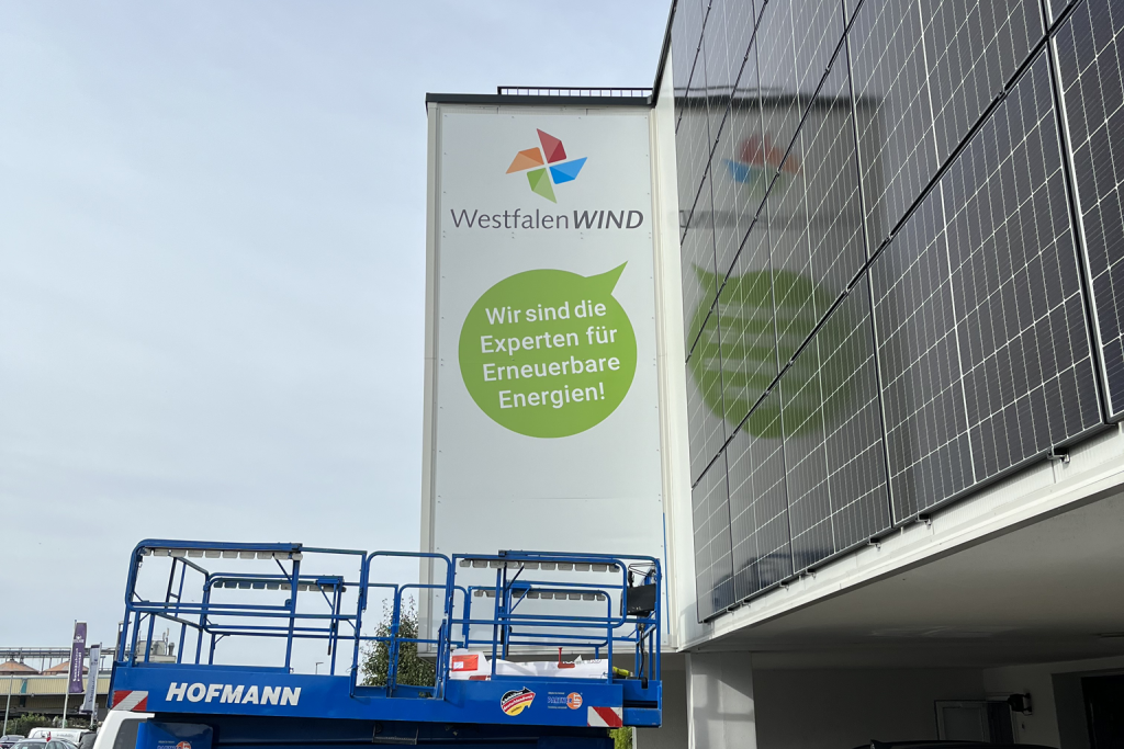 KSR_Fassadenbeschriftung KSR Werbeanlagen WestfalenWind